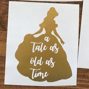 Beauty and the beast decal